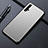 Coque Luxe Aluminum Metal Housse Etui T01 pour Huawei Honor 20 Argent