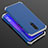 Coque Luxe Aluminum Metal Housse Etui T01 pour Oppo R17 Pro Bleu