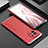 Coque Luxe Aluminum Metal Housse Etui T01 pour Xiaomi Mi 11 Lite 5G Argent et Rouge