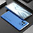 Coque Luxe Aluminum Metal Housse Etui T01 pour Xiaomi Mi 11 Lite 5G NE Argent et Bleu