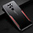 Coque Luxe Aluminum Metal Housse Etui T01 pour Xiaomi Redmi 10X 4G Rouge