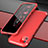 Coque Luxe Aluminum Metal Housse Etui T02 pour Apple iPhone 11 Rouge