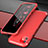 Coque Luxe Aluminum Metal Housse Etui T02 pour Apple iPhone 12 Rouge