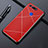 Coque Luxe Aluminum Metal Housse Etui T02 pour Huawei Honor View 20 Rouge