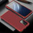 Coque Luxe Aluminum Metal Housse Etui T02 pour Huawei Honor X10 5G Rouge