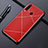 Coque Luxe Aluminum Metal Housse Etui T02 pour Huawei P30 Lite Rouge