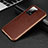 Coque Luxe Aluminum Metal Housse Etui T02 pour Huawei P40 Pro+ Plus Marron