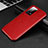 Coque Luxe Aluminum Metal Housse Etui T02 pour Huawei P40 Pro+ Plus Rouge