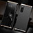 Coque Luxe Aluminum Metal Housse Etui T02 pour Oppo Find X2 Neo Or et Noir