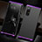 Coque Luxe Aluminum Metal Housse Etui T02 pour Oppo Find X2 Neo Violet