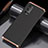 Coque Luxe Aluminum Metal Housse Etui T02 pour Oppo Reno4 Pro 5G Or et Noir