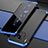 Coque Luxe Aluminum Metal Housse Etui T03 pour Huawei Mate 30E Pro 5G Bleu et Noir