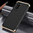 Coque Luxe Aluminum Metal Housse Etui T04 pour Huawei P40 Or et Noir