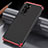 Coque Luxe Aluminum Metal Housse Etui T04 pour Huawei P40 Rouge et Noir