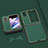 Coque Luxe Cuir et Plastique Housse Etui Mat BH14 pour Oppo Find N2 Flip 5G Vert