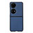 Coque Luxe Cuir et Plastique Housse Etui Mat BH3 pour Huawei P60 Pocket Petit
