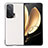 Coque Luxe Cuir et Plastique Housse Etui Mat BH5 pour Huawei Honor Magic V 5G Blanc