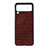 Coque Luxe Cuir et Plastique Housse Etui Mat H06 pour Samsung Galaxy Z Flip3 5G Marron