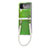 Coque Luxe Cuir et Plastique Housse Etui Mat H09 pour Samsung Galaxy Z Flip4 5G Vert