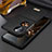 Coque Luxe Cuir et Plastique Housse Etui Mat LD1 pour Huawei P60 Pocket Noir