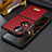 Coque Luxe Cuir et Plastique Housse Etui Mat LD1 pour Huawei P60 Pocket Petit