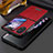 Coque Luxe Cuir et Plastique Housse Etui Mat LD1 pour Oppo Find N2 Flip 5G Rouge