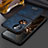 Coque Luxe Cuir et Plastique Housse Etui Mat LD3 pour Huawei P60 Pocket Petit