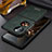 Coque Luxe Cuir et Plastique Housse Etui Mat LD3 pour Huawei P60 Pocket Vert