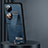 Coque Luxe Cuir et Plastique Housse Etui Mat LD4 pour Huawei P60 Pocket Petit