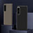 Coque Luxe Cuir et Plastique Housse Etui Mat pour Sony Xperia 1 IV Petit