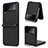 Coque Luxe Cuir et Plastique Housse Etui Mat R08 pour Samsung Galaxy Z Flip3 5G Petit