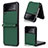 Coque Luxe Cuir et Plastique Housse Etui Mat R08 pour Samsung Galaxy Z Flip3 5G Petit