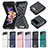 Coque Luxe Cuir et Plastique Housse Etui Mat S02 pour Samsung Galaxy Z Flip4 5G Petit