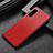 Coque Luxe Cuir et Plastique Housse Etui Mat S02 pour Sony Xperia 5 IV Rouge