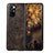 Coque Luxe Cuir et Plastique Housse Etui Mat S02 pour Xiaomi Mix Fold 5G Bronze