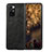 Coque Luxe Cuir et Plastique Housse Etui Mat S02 pour Xiaomi Mix Fold 5G Noir