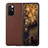 Coque Luxe Cuir et Plastique Housse Etui Mat S04 pour Xiaomi Mix Fold 5G Marron