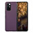 Coque Luxe Cuir et Plastique Housse Etui Mat S10 pour Xiaomi Mix Fold 5G Violet