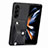 Coque Luxe Cuir et Plastique Housse Etui Mat S13D pour Samsung Galaxy Z Fold5 5G Petit