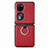 Coque Luxe Cuir et Plastique Housse Etui Mat SD8 pour Huawei P60 Pocket Petit