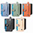 Coque Luxe Cuir et Plastique Housse Etui Mat SD9 pour Samsung Galaxy Z Flip5 5G Petit