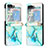 Coque Luxe Cuir et Plastique Housse Etui Mat YB1 pour Samsung Galaxy Z Flip5 5G Petit