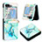 Coque Luxe Cuir et Plastique Housse Etui Mat YB2 pour Samsung Galaxy Z Flip5 5G Petit