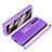 Coque Luxe Cuir et Plastique Housse Etui Mat ZL7 pour Samsung Galaxy Z Fold3 5G Violet