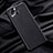 Coque Luxe Cuir Housse Etui A01 pour Apple iPhone 13 Mini Noir