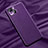 Coque Luxe Cuir Housse Etui A01 pour Apple iPhone 13 Mini Violet