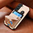 Coque Luxe Cuir Housse Etui A01D pour Samsung Galaxy S21 Plus 5G Petit