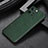 Coque Luxe Cuir Housse Etui A04 pour Apple iPhone 14 Pro Max Vert