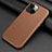 Coque Luxe Cuir Housse Etui A09 pour Apple iPhone 14 Plus Marron