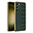 Coque Luxe Cuir Housse Etui AC2 pour Samsung Galaxy S21 5G Vert